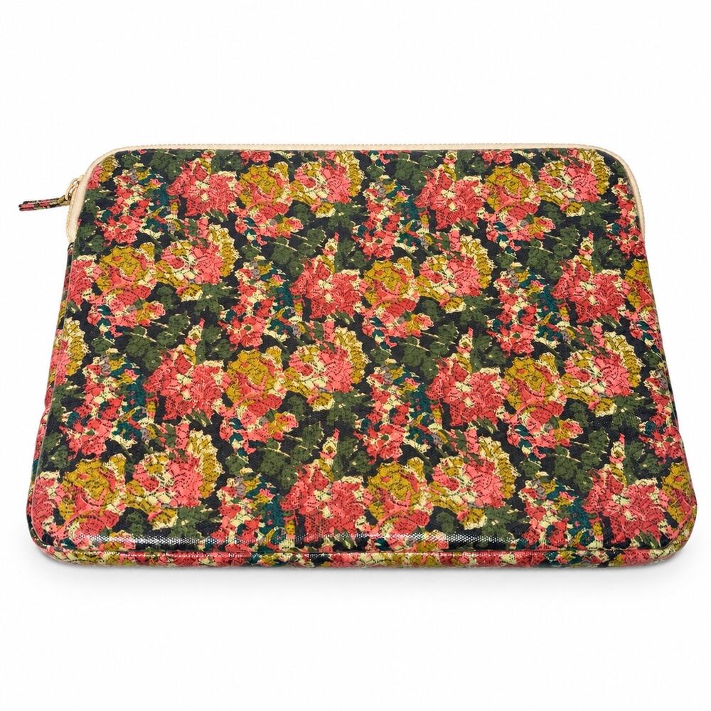 Cooperative Floral Padded Laptop Sleeve Case Multicolor Cottagecore 13 Inch